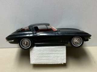 Vintage 1965 Chevrolet Corvette Gm Dealer Promo Car Black - Needs Some Repair