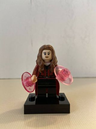Lego Scarlet Witch Minifigure (sh256) |,  Rare (76051 Airport Battle)