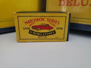 Vintage Matchbox Moko Lesney 66a Citroen Ds19 Rare Type B2 Empty Box