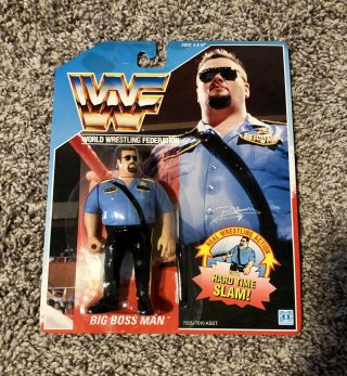 Vintage Wwf Wwe 1990 Big Boss Man Hasbro,  Action Figure,  Toys,  Wrestling,  Rare