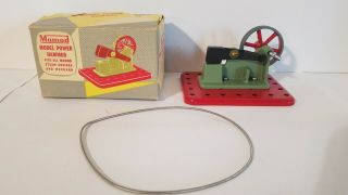 Vintage Mamod Model Power Hammer Tin Toy Steam Engine Accessory W Box