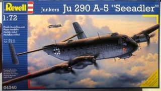 Revell Junkers Ju 290 A - 5 Seeadler 1/72 Nib Model Kit ‘sullys Hobbies’
