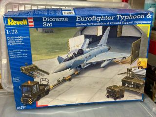 Revell 1/72 Bae Typhoon Diorama Set,  Shelter,  Groundplate & Ground Support Eqpt