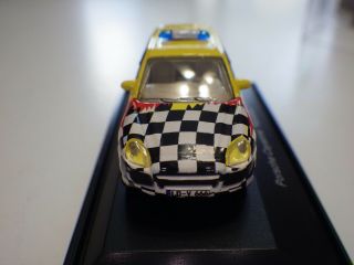 Schuco Edition 1:87 Porsche Cayenne Race Taxi Germany Yellow/Black/White/Red NIB 2