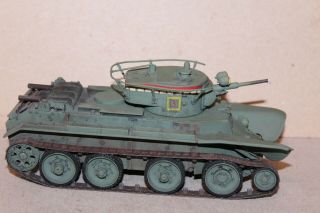 World War 2 Bt - 7 - Russian Fast Light Tank Hand Made Model Built 1:35