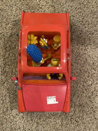 Playmates The Simpsons Talking Family Car World Of Springfield 2001 Wos
