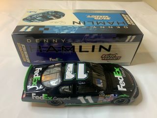 Denny Hamlin 11 1:24 Diecast Motorsports Authentics Raced Version 1st Win