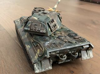 1/35 Built German King Tiger Tank: Tamiya: WWII : Weathered: See Photos. 2