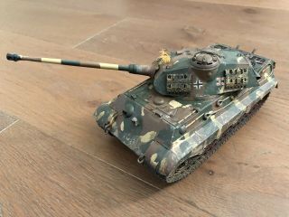 1/35 Built German King Tiger Tank: Tamiya: WWII : Weathered: See Photos. 3