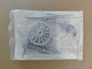 Imrie/risley Miniatures 1:32 Scale Metal Civil War Fieldpiece Cannon Model Kit