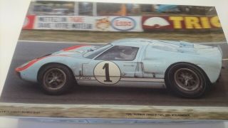 1/24 Fujimi Ford Gt40 Mark Ii 1966 Le Mans 24 Hour Race 2nd Plastic Model Kit