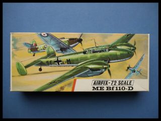 Airfix Red - Stripe - Messerschmitt Me Bf 110 - D - 1:72 Model Kit