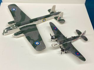 Aw Whitley & Blenheim,  1/200 Scale,  Built & Finished For Display,  Good