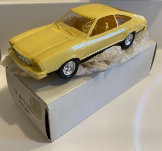 Vintage Amt 1975 Ford Mustang Promo Promotional Car