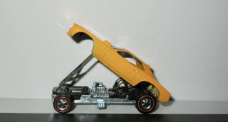 Vtg Mattel Hot Wheels Redline 1969 Funny Car Yellow Challenger Don Prudhomme