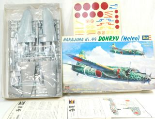 1/72 Revell Japan - H - 102:600 - Nakajima Ki - 49 Donryu (helen) - Complete Vintage