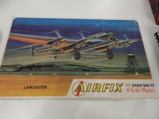 Airfix 1/72 Plastic Kit Lancaster Made Under Licence By Craft Master Usa