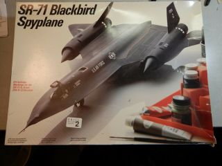 Sr - 71 Blackbird Spyplane With True Details Resin Cockpit Set 1/48