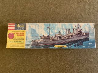 Revell Authentic Kit U.  S.  S.  Buchanan - In Factory - Bag; Near Perfect Box