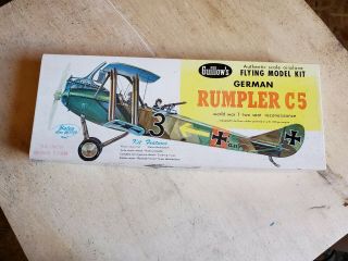 Guillow’s German Rumpler C5 Ww1 Reconnaissance Balsa Wood Model Airplane Kit