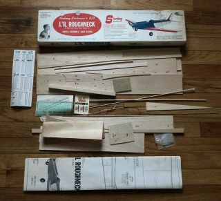 Sterling L’il Roughneck Plane Model Kit Never Assembled