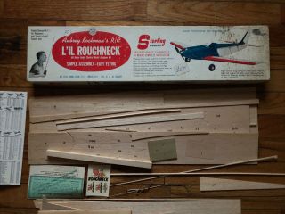 Sterling L’IL Roughneck Plane Model Kit Never Assembled 2