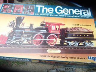 1980 The General 4 - 4 - 0 American Standard Wood - Burning Steam Locomotive Kit