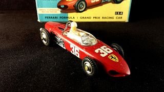 Corgi Toys No.  154 Ferrari Formula 1 Grand Prix Racing Car W/box Nmib