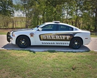 Green Light Police Dallas County Dodge Charger Sheriff Custom Kitbash Unit
