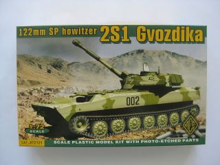 1|72 Model 122mm Sp Howitzer 2s1 Gvozdika Ace Corporation D11 - 2186