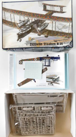 1/72 Roden - Zeppelin Staaken R.  Vi Schütte - Lanz Build,  R27/16