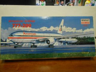 Minicraft American Airlines 777 - 200 1/144 Scale 14472