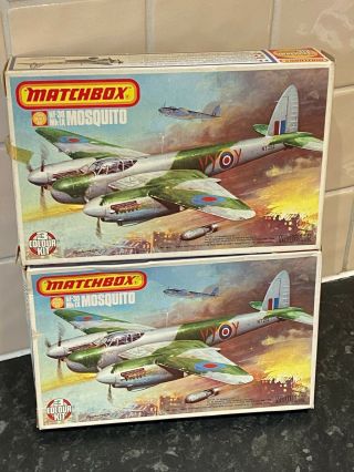 Matchbox 1/72 De Havilland Mosquito Nf.  30/mk.  Ix Kits X 2