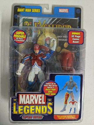 2006 Toy Biz Marvel Legends Captain Britain Giant Man Series And
