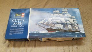 Vintage Revell Cutty Sark Clipper Ship Model 1969