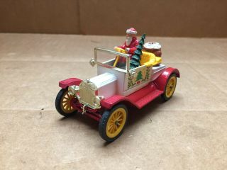Vintage Dinky Toys 485 Merry Christmas Santa Claus Model T Ford Car
