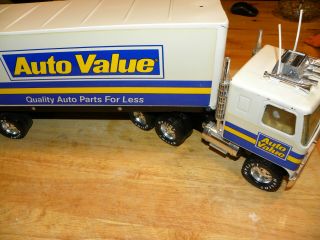 Nylint Auto Value Pressed Steel Semi Truck And Trailer