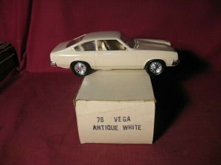 Vintage 1976 Toy Model Car Chevy Vega Auto Dealer Showroom Promotional Model
