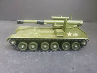 Dinky Toys 654 155mm Mobil Gun (army Tank) Plus 2