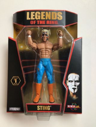 Sting Tna Nwa Legends Of The Ring Series 1 2010 Jakks Pacific Action Figure