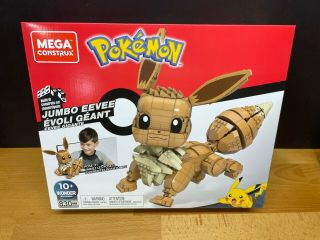 Mega Construx Pokémon Jumbo Eevee 830 Piece Construction Set