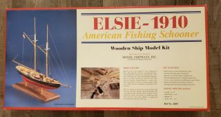 Model Shipways " Elsie 1910 " American Fishing Schooner Wooden Ship Model Kit