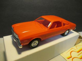 1978 Plymouth Volare Promotional Plastic Car Spitfire Orange Us