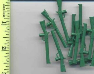 Lego X 100 Green Minifig,  Weapon Gun,  Rifle Army