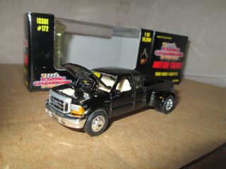 1999 99 Ford F350 Pickup Truck P/u Black Dually Ranch Racing Champions Ltd 1/67