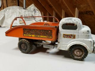 Structo Toyland Garage Towing Service Wind Up Toy Vintage Cool Antique 50 