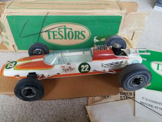 Testors Vintage Gas Powered Tether 22 Sprite Indy Race Car Boxed