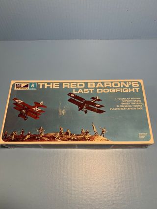Vintage Rare 1/72 Mpc The Red Barons Last Dogfight Diorama Model Kit