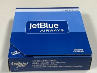Very Rare 2002 Promo Corporate Release 1/400 Gemini Jets Jetblue Blue Bird A320