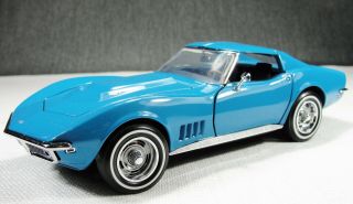 1/24 Scale 1968 Chevrolet Corvette Sport Coupe Die Cast Model Car Franklin